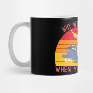 Why walk on water when you can surf Mug